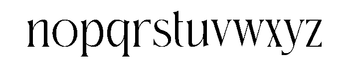 Bugilen Font LOWERCASE