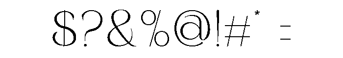 Bugist Font OTHER CHARS
