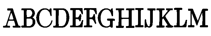 Bugloss Font UPPERCASE