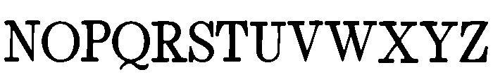 Bugloss Font UPPERCASE