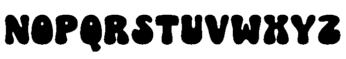 Buhun Retro One Regular Font UPPERCASE