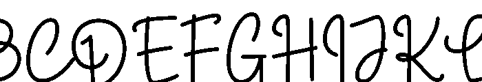 Buhun Retro Three Regular Font UPPERCASE