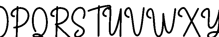 Buhun Retro Three Regular Font UPPERCASE