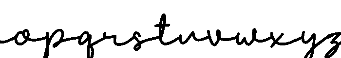 Buhun Retro Three Regular Font LOWERCASE