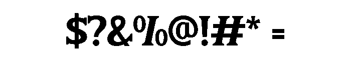Buhun Retro Two Regular Font OTHER CHARS