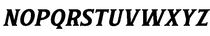 Buhun Retro Two Slant Regular Font LOWERCASE