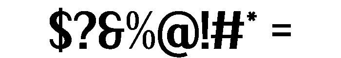 Build Trust Font OTHER CHARS