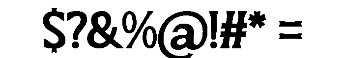 Building Haunted Regular Font OTHER CHARS