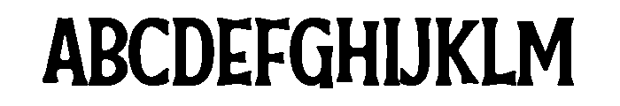 Building Haunted Regular Font UPPERCASE