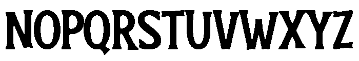 Building Haunted Regular Font UPPERCASE