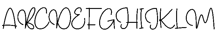 Building Manifasting Font UPPERCASE