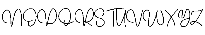 Building Manifasting Font UPPERCASE