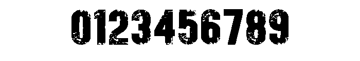 Built Grunge Regular Font OTHER CHARS
