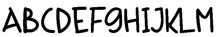 Bulan Berbicara Font UPPERCASE