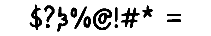 Bulan Maret Regular Font OTHER CHARS