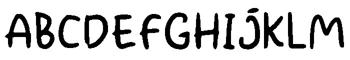 Bulan Maret Regular Font UPPERCASE