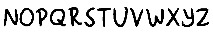 Bulan Maret Regular Font UPPERCASE