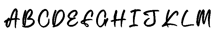 Buldog Font UPPERCASE