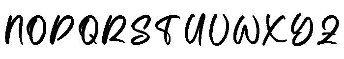 Buldog Font UPPERCASE