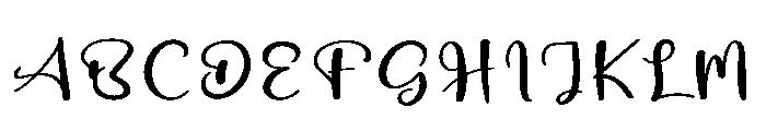 Bulgaria Signature Font UPPERCASE