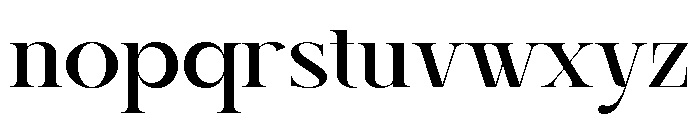 Bulino Font LOWERCASE