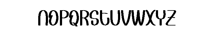 Bulking Christmas Font UPPERCASE