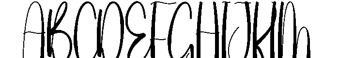 Bulking Holiday Font UPPERCASE