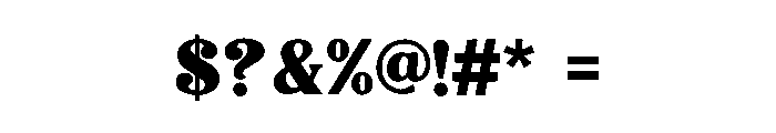 Bulky Bloom Font OTHER CHARS