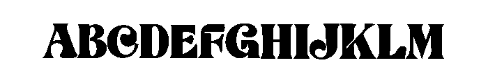 Bulky Bloom Font UPPERCASE