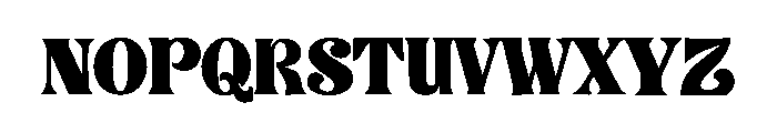 Bulky Bloom Font UPPERCASE