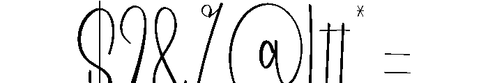 Bulky Valentine Font OTHER CHARS