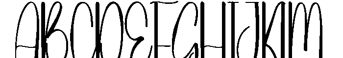 Bulky Valentine Font UPPERCASE