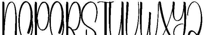 Bulky Valentine Font UPPERCASE