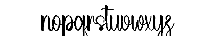 Bulky Valentine Font LOWERCASE