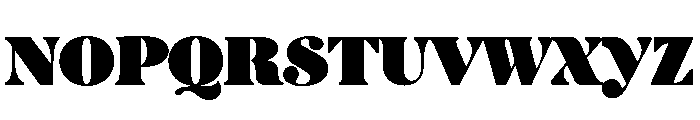 Bully Big Font UPPERCASE
