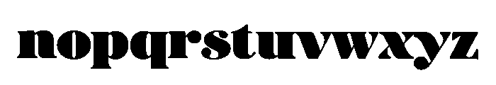 Bully Big Font LOWERCASE