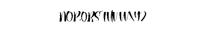 Bullying Font UPPERCASE