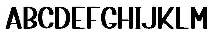 Bulpoint Artline Font UPPERCASE