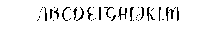 Bulshit Font UPPERCASE