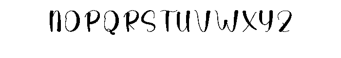 Bulshit Font UPPERCASE