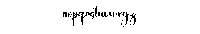Bulshit Font LOWERCASE