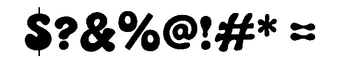 Bultik-Regular Font OTHER CHARS
