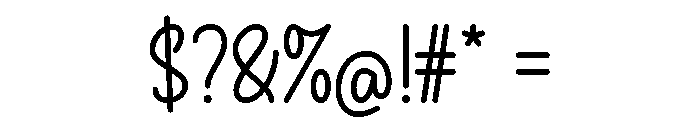 Bululu Script Font OTHER CHARS
