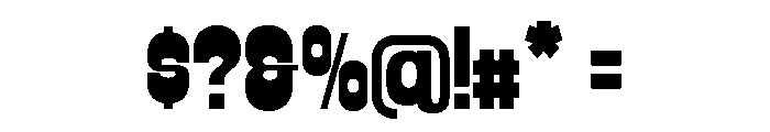 Bulwark Regular Font OTHER CHARS