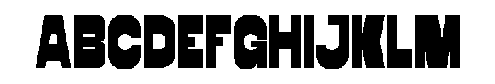 Bulwark Regular Font UPPERCASE