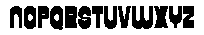 Bulwark Regular Font LOWERCASE