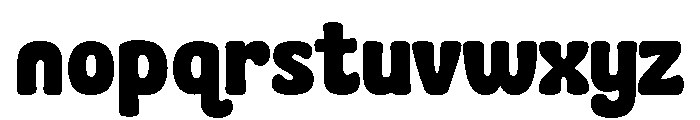 Bumaro Bold Font LOWERCASE
