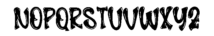 Bumble Thick Font UPPERCASE