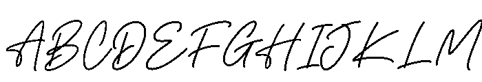 Bumgreks Signature Font UPPERCASE
