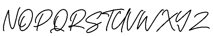 Bumgreks Signature Font UPPERCASE